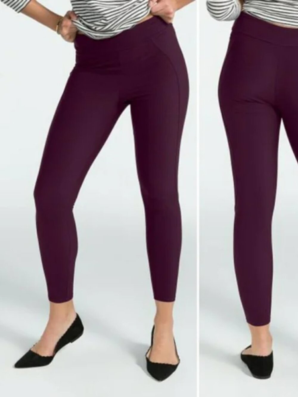 NWOT Spanx Micro Ribbed Control Top Leggings